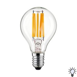 Лампа светодиодная филамент 12Вт 220В Camelion LED12-G45-FL 845 E14 шар