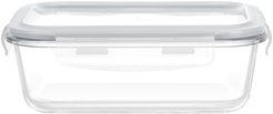 Контейнер д/продуктов прямоугольный Master House Кратос 1,05л стекло, крышка пластик