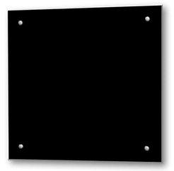 Панель фартук стеклянная 60х60х0,4см Черный