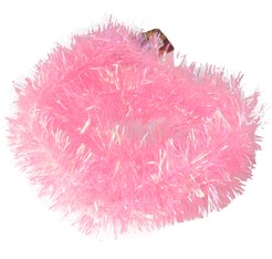 Мишура 6 слоёв 9х200см, радужно-розовый, SYDC23-177