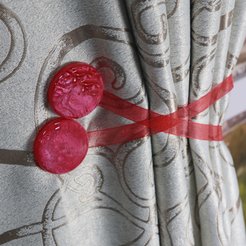 Магнит для штор Ajur MI M28 пудра лента