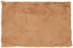 Коврик из искусственного меха кролика ореховый 60х90см на подложке TPR