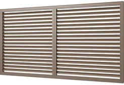 Решетка вентиляционная,профиль ПВХ,600х1200,дуб