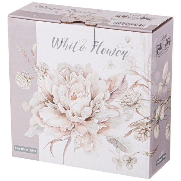 Набор салатников Lefard White flower 16см 2шт белый, фарфор