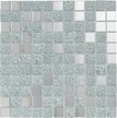 Мозаика Tessare 30,0х30,0х0,4см стекло серый микс (HSNMIS02)-зеркальная