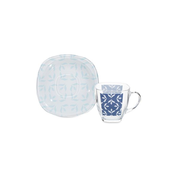 Набор чайный Luminarc Pamina на 6 персон 220мл синий, стекло
