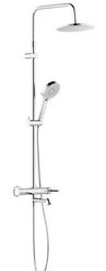 Система душевая Damixa Rowan 921374000LM со смесителем, хром