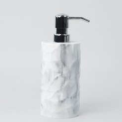 Дозатор для жидкого мыла WHITE ROCK, полирезин