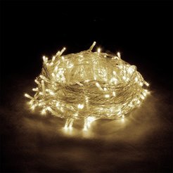 Электрогирлянда-конструктор Занавес 96 теплых LED ламп (18 мигающих) 6 нитей 1х2м VEGAS 