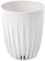 Кашпо Mira Eco recycled d25см h29,7см V6,2л белый