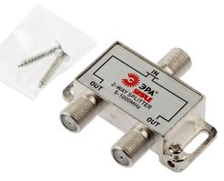 Делитель ТВ ЭРА Simple DS-F-01 2 под F разъём 5-1000 МГц
