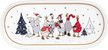 Блюдо овальное севировочное Lefard Family Christmas 25,5см фарфор