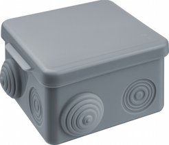 Коробка распаячная 80х80мм квадрат IP54 для открытого монтажа