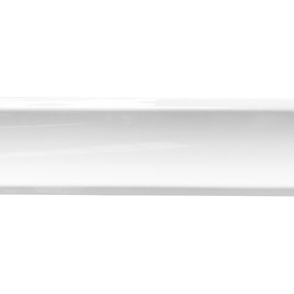 Уголок керамический настенный для ванной Tessare 5х30см прямой белый шт (MP-50300-N)