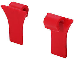 Ограничитель для корзин Larvij пластик, красный 2шт