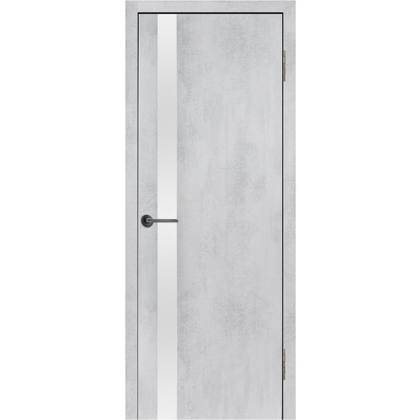 Дверь ДО N5 экошпон бетон снежный зеркало 900х2000мм