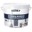 Краска для кухонь и ванных комнат HUSKY матовая белая (2,5л)