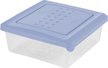 Контейнер д/СВЧ и морозилки Plast Team Pattern 0,5л 12,4х12,4х5см тумано-голубой ПП