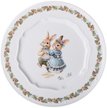 Тарелка закусочная Lefard Rabbits family 20,5см фарфор крольчата