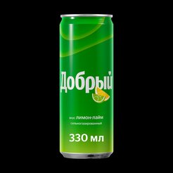 Напиток газированный Добрый Лимон Лайм 0,33л ж/б