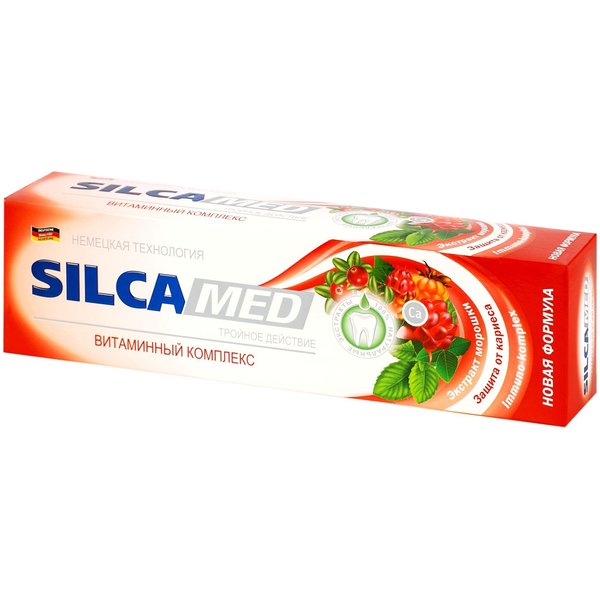 Паста зубная Silcamed 130г Витаминный комплекс