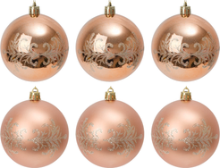 Набор шаров 6шт 8см, шампань, SYQC1-0125287