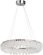 Люстра Орион 90Вт LED, металл, хрусталь, хром