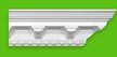 Плинтус потолочный Unis 110х100мм 2м,ТМ DECOPLAST (8)