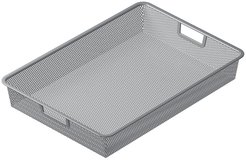 Корзина мелкосетчатая Larvij 39,3х55,5х8,5см д/корпуса шкафа 50х58см Серый