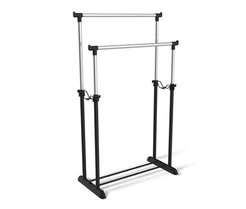 Вешалка Sheffilton SHT-WR4150 86х44х161см металл/пластик, черный/хром