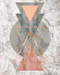 Картина на стекле Геометрия 1 40х50