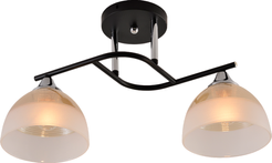 Люстра Raton 3550-2 BK+CR 2xE27/60W (45хх15х25)