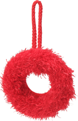 Украшение фигурное Пончик 10см, красный, SYXTSE-5625040