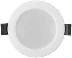 Светильник встраиваемый LED круг 6Вт 6500К 90мм белый пластик IP40 General GLP-RW3-6BT-90-6 412402