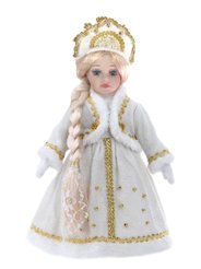 Кукла декоративная Снегурочка Ярослава 31x15x11см 88304