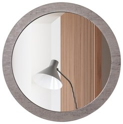 Зеркало интерьерное в раме Postermarket 34см серый шпат