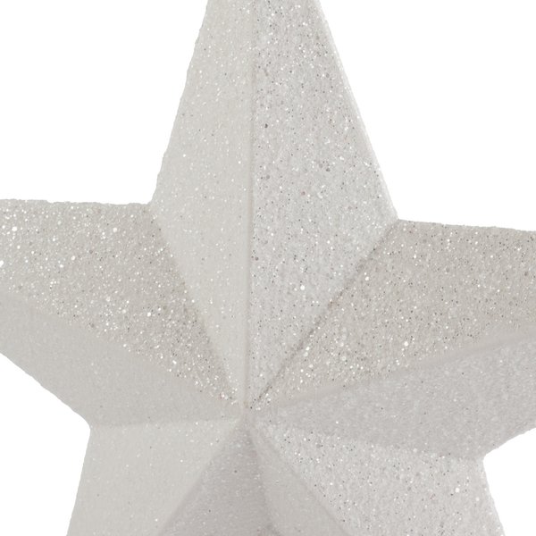 Верхушка елочная Звезда 19х19см, белый, SYSDX-3323063