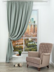 Штора готовая RR 6PL 103-15-2st 200х270см серый