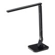 Лампа настольная Лючия L700 Smart 11W 2700-6600K USB порт светод.черная 5 ур.яркости,таймер