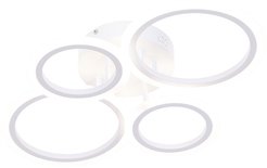 Люстра Rudo 21200-2+2 LED 80Вт 570х420х120мм пульт ИК цвет белый