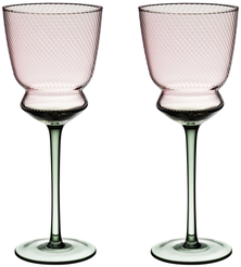 Набор бокалов д/белого вина Lefard Twist&Shine Green 380мл 2шт стекло