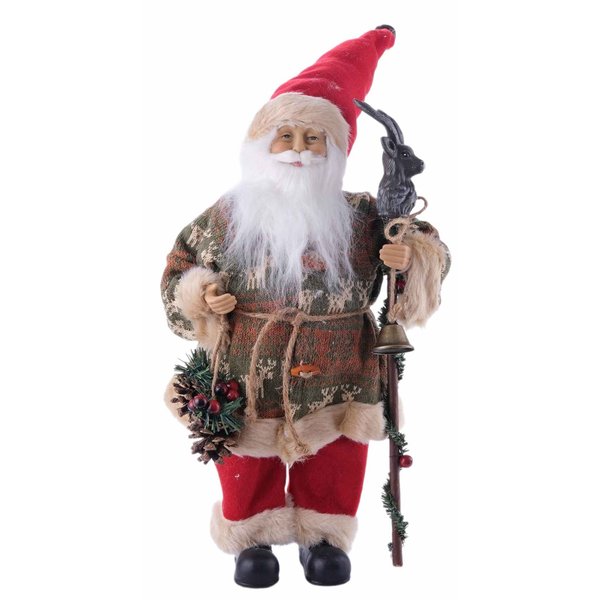 Фигура Дед Мороз с шишками 45см, SYSDLRA-1423008
