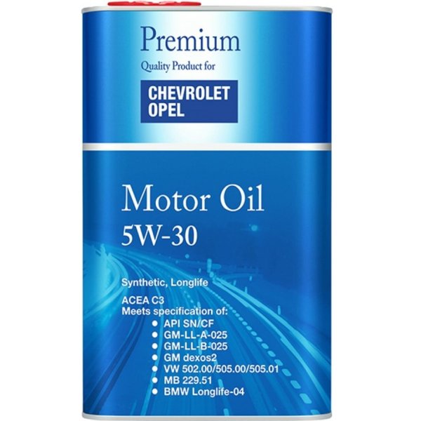 Масло моторное Fanfaro FF 5W-30 Motor oil for Chevrolet Opel синтетическое 5л