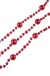 Бусы новогодние 350х1,8см, красный, SYZLB-2223009