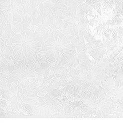 Клеенка Vilina Муза Бегония 132см белый, ПВХ