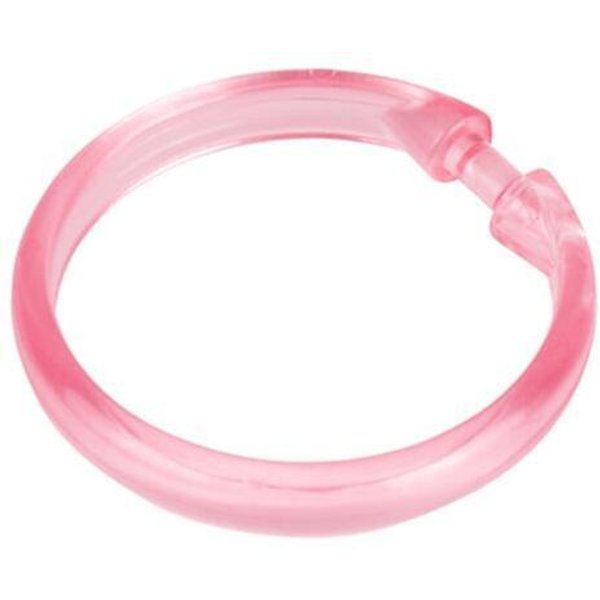 Кольца для штор в ванную Verran Lokee розовый, пластик 12шт