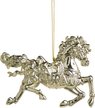 Украшение подвесное Magic Time Лошадка золотая 11,5x1x9см арт.86722