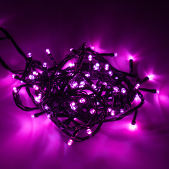 Электрогирлянда Нить внутренняя 9м 150LED розовый SYCL-1505