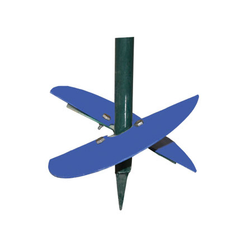 Бур лопастной со сменными ножами 100cм d15-20см Сибртех