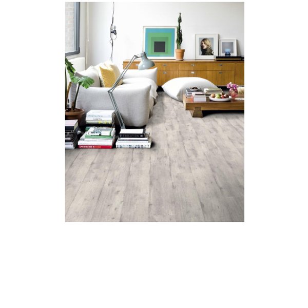 Ламинат Loc Floor Unilin Старый серый дуб брашированный LF73 1200х190х8мм 33кл